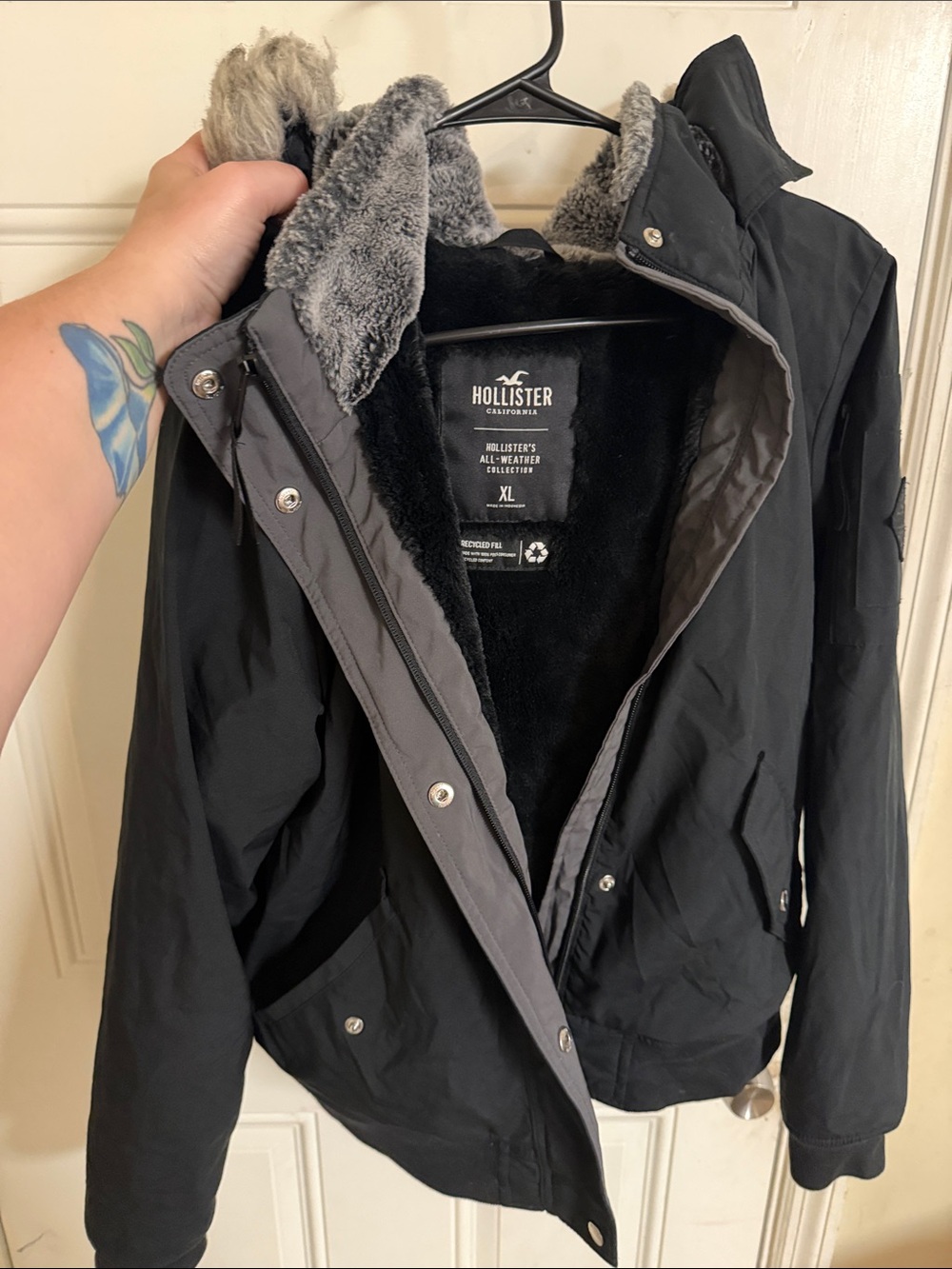 Hollister all weather bomber jacket